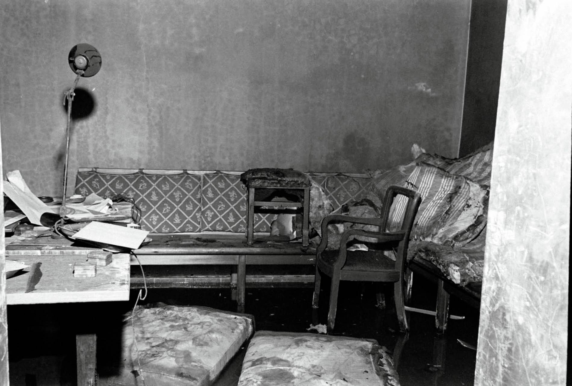 La pi&egrave;ce o&ugrave; Hitler s&rsquo;est suicid&eacute;, dans son bunker