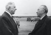 Charles de Gaulle et Konrad Adenauer.