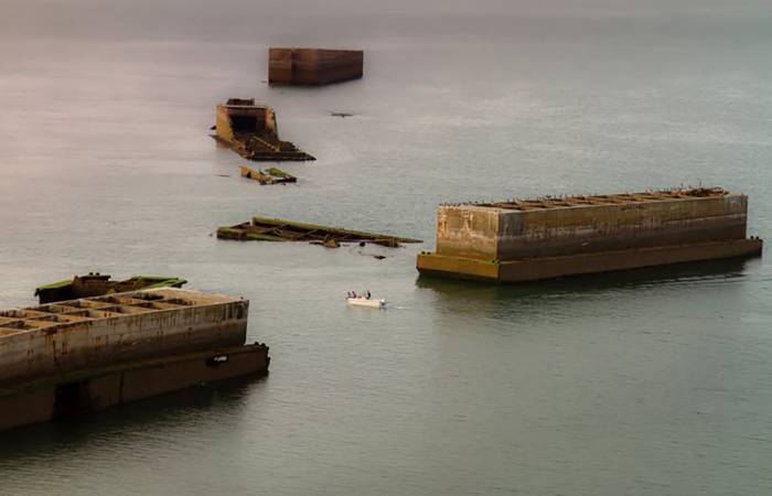 Mulburry à Arromanches