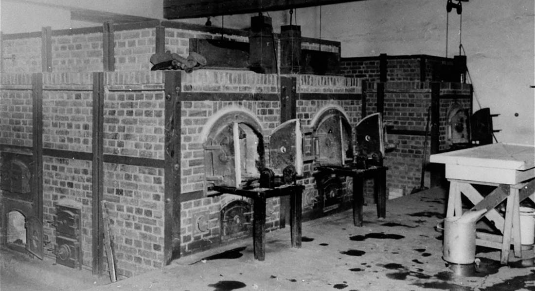 Fours cr&eacute;matoires au camp de concentration de Dachau