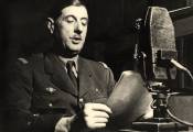 Le General Charles de Gaulle lance l'appel aux Francais a la radio BBC a Londres le 18 juin 1940