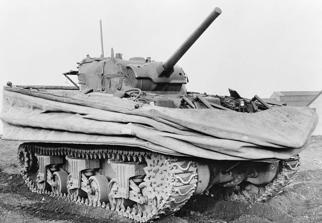 Les "Funnies Hobart's" : le &ldquo;DD Tank&rdquo; (Duplex Drive)