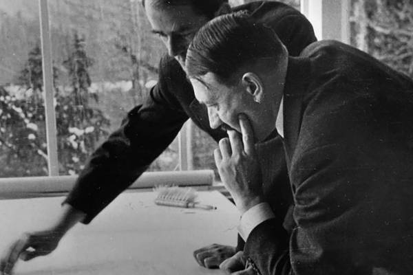 Albert Speer et Adolf Hitler