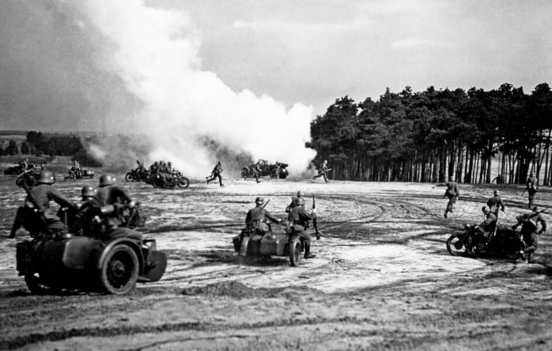 Unit&eacute;s motoris&eacute;es Allemandes en Pologne en septembre 1939