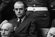Albert Speer lors des proc&egrave;s de Nuremberg