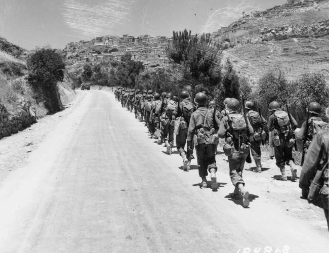 Troupes Alliées en Sicile