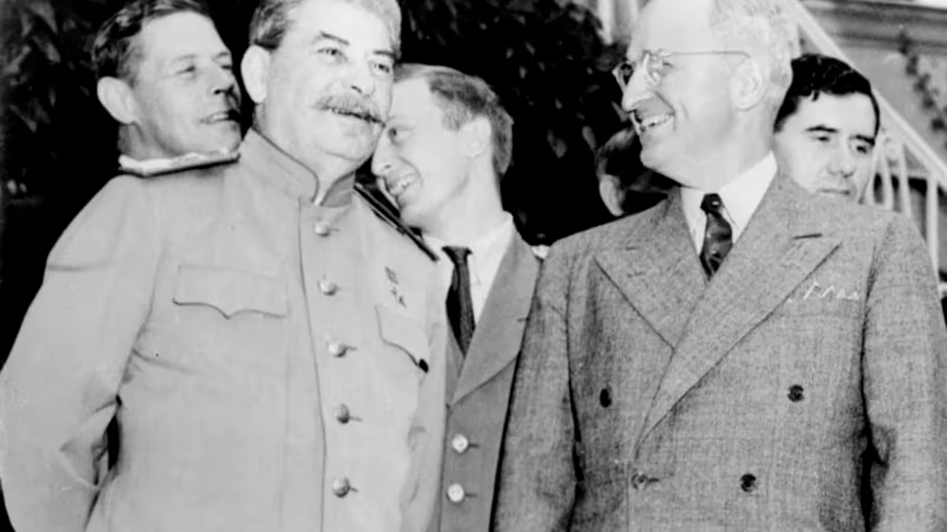 Staline et Truman à Potsdam - Juillet 1945