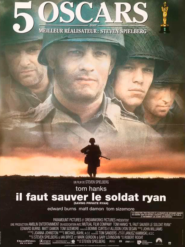 Affiche du film Il faut sauver le soldat Ryan de Steven Spielberg