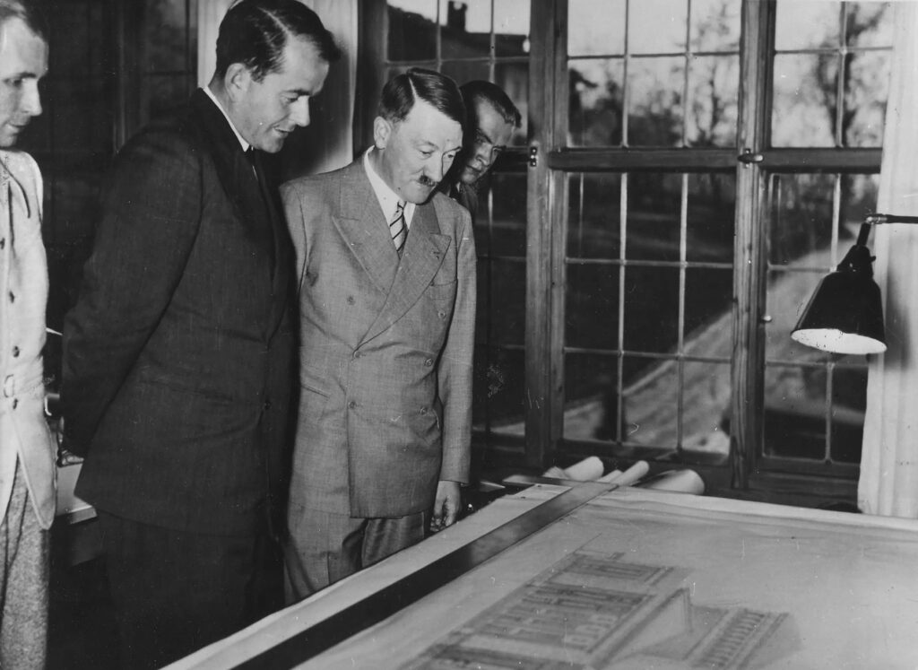 Albert Speer avec Adolf Hitler