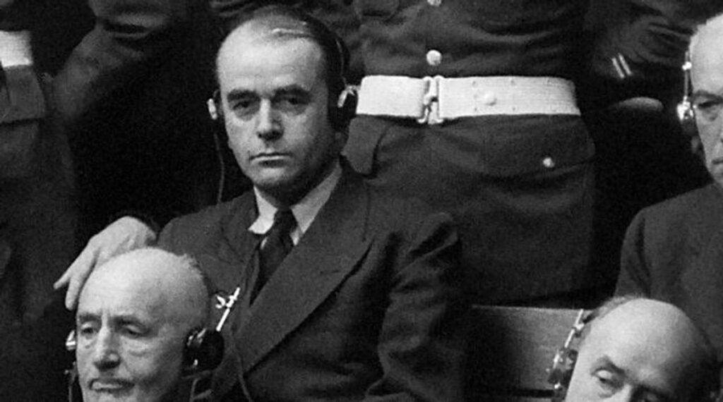 Albert Speer lors des procès de Nuremberg