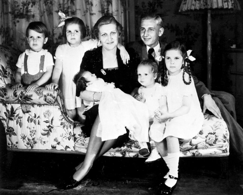 Magda Goebbels et ses enfants