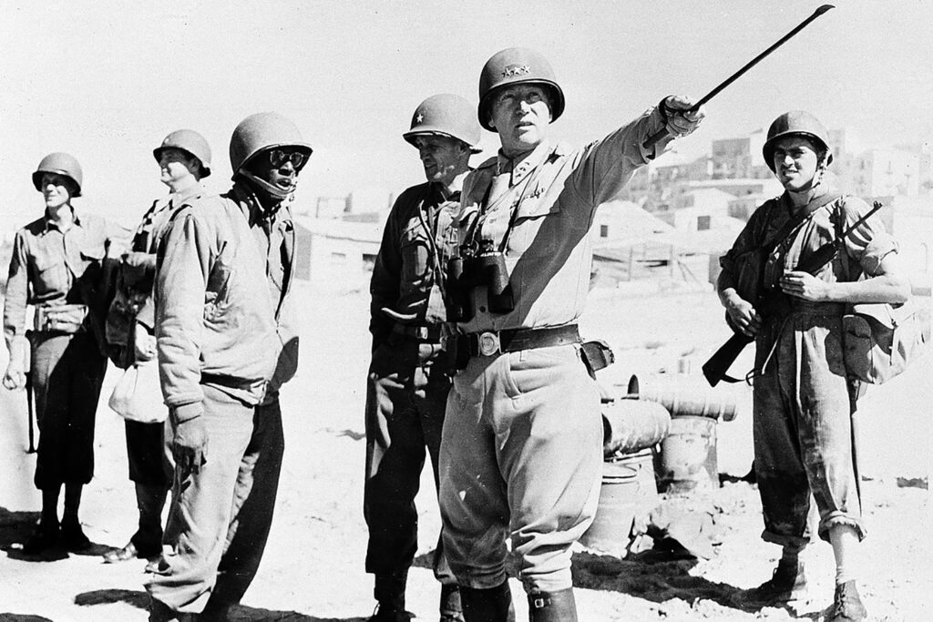 George Patton, ici en Sicile