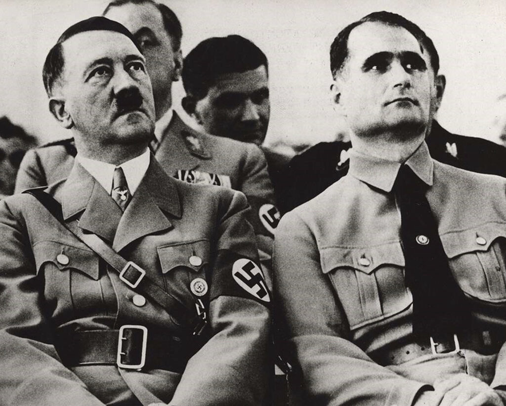 Rudolf Hess et Adolf Hitler