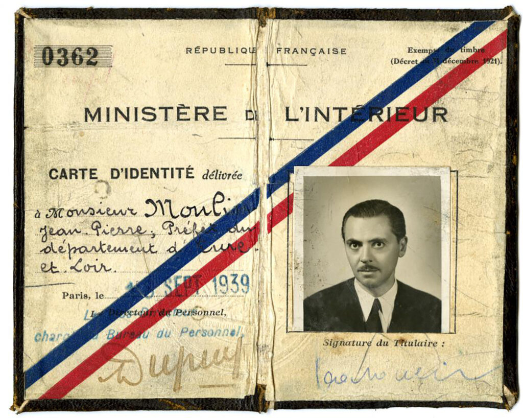 Pi&egrave;ce d'identit&eacute; de Jean Moulin