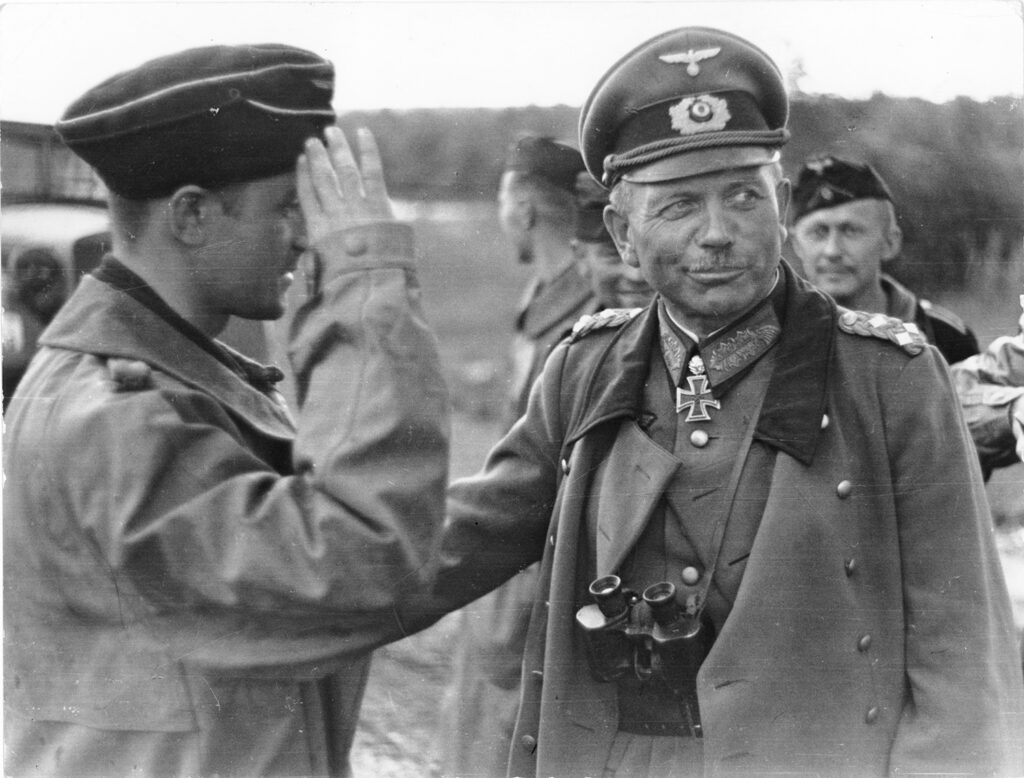 Heinz Guderian sur le Front Est en juillet 1941
