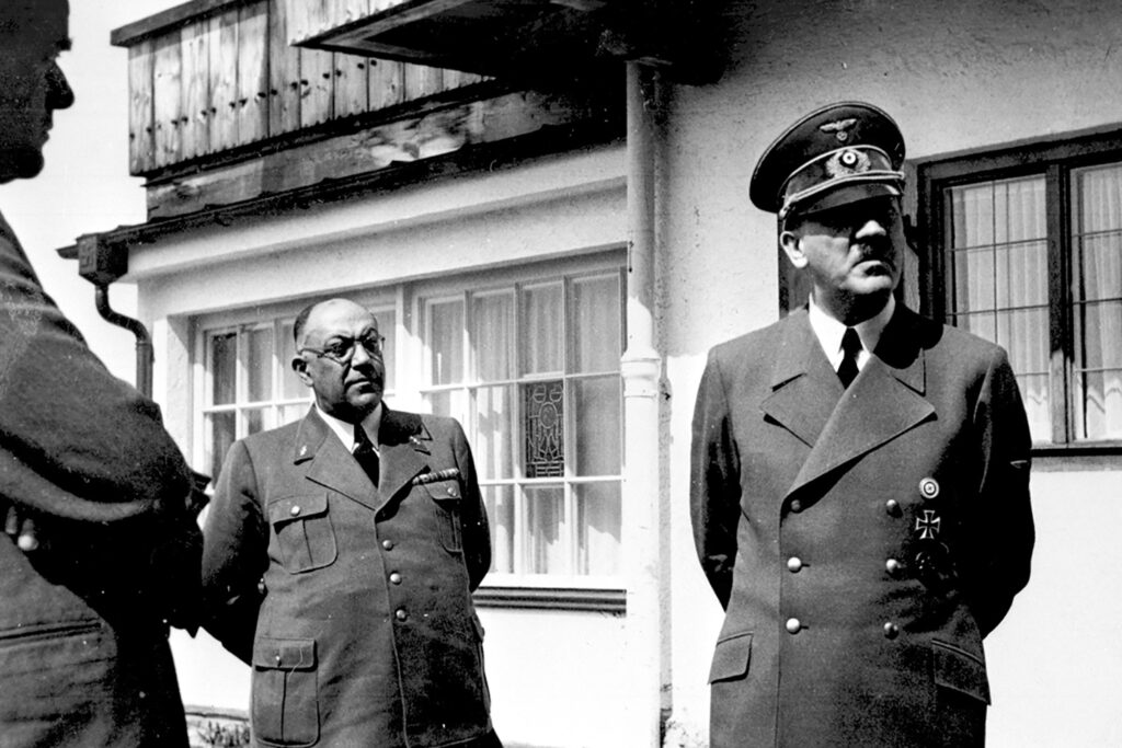 Adolf Hitler et Theodor Morell