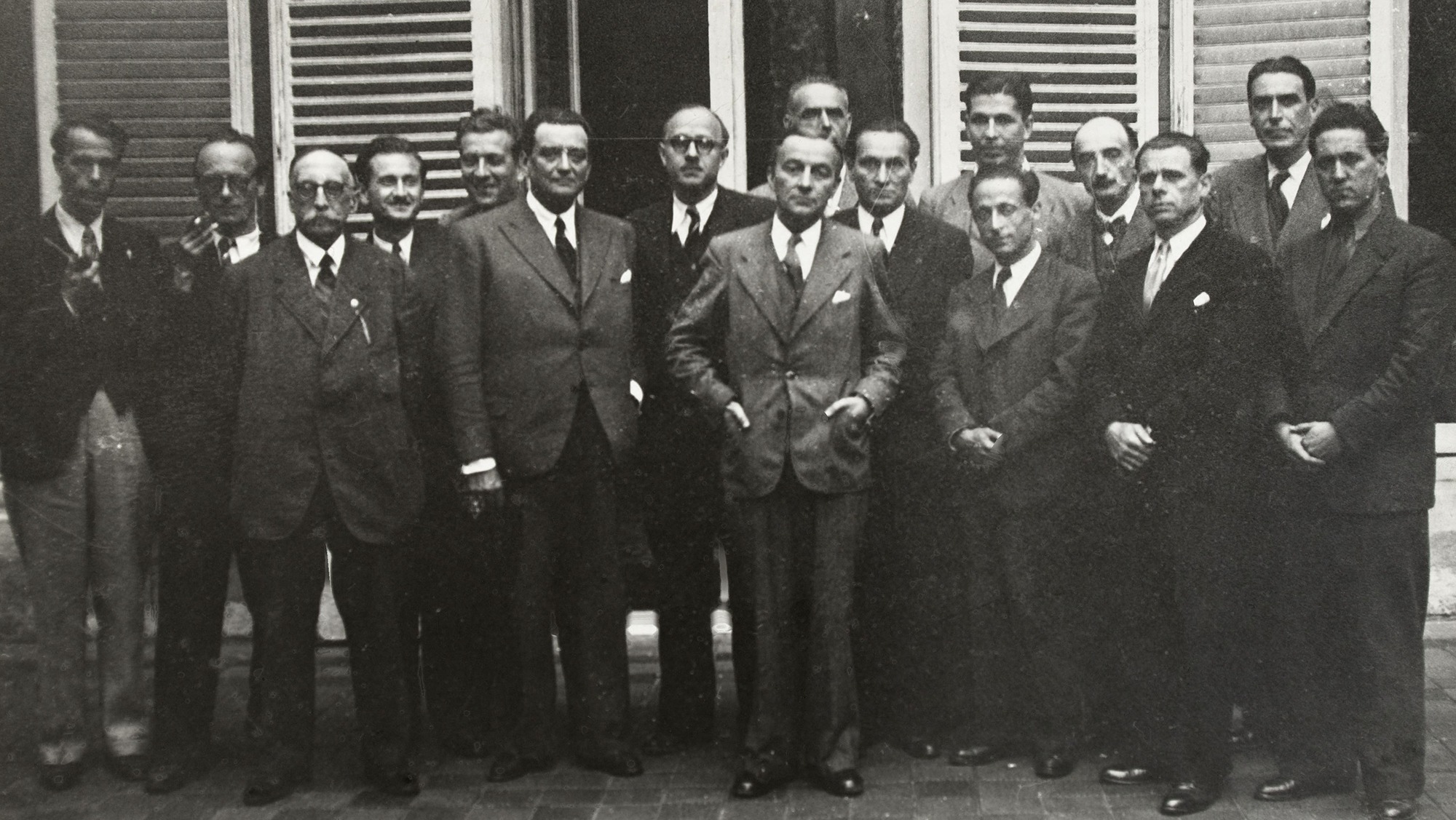 Les membres du bureau du CNR en septembre 1944.